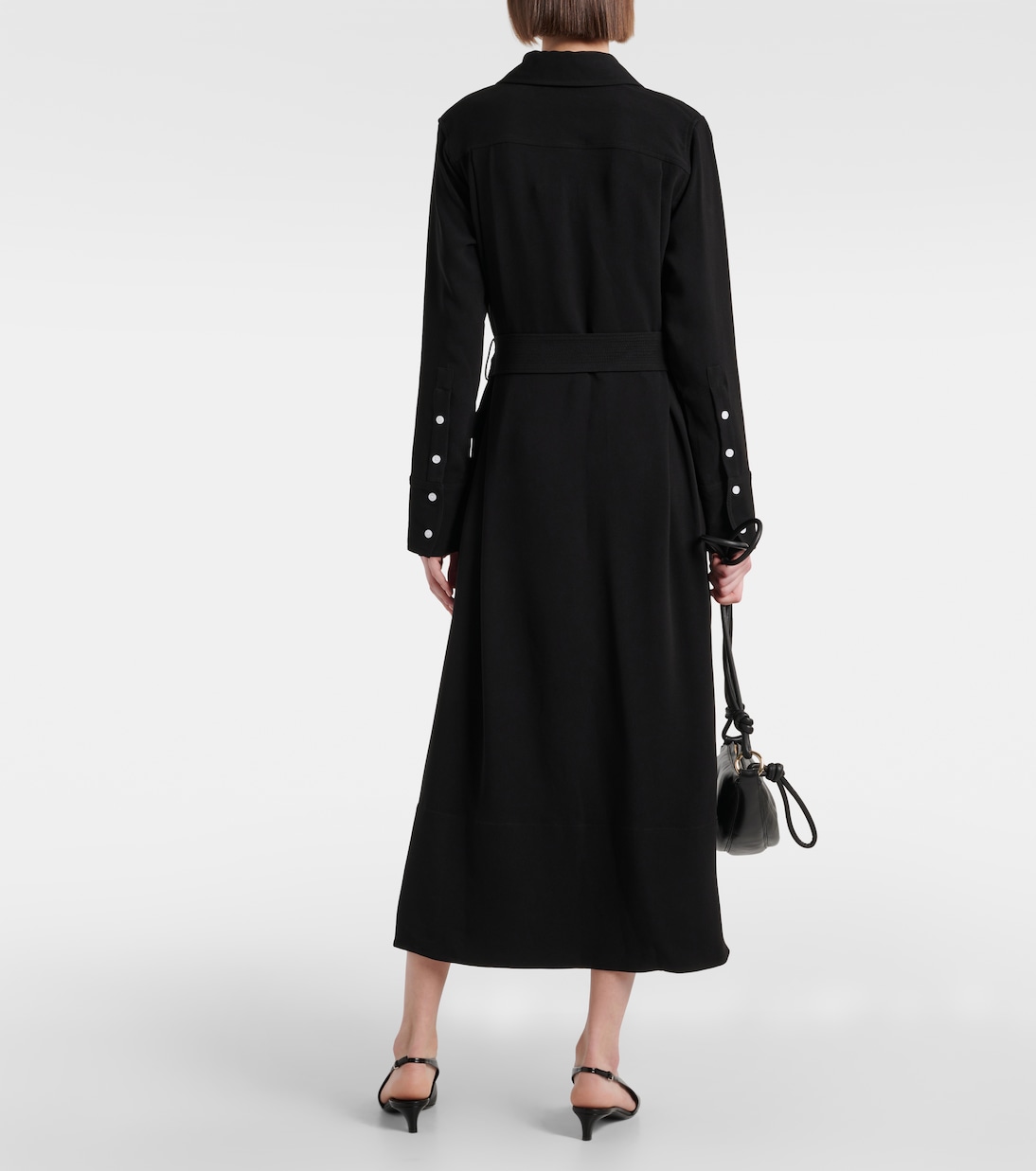 Abito midi Vanessa in crêpe | Proenza Schouler