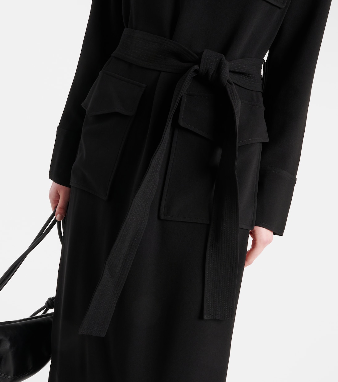 Abito midi Vanessa in crêpe | Proenza Schouler