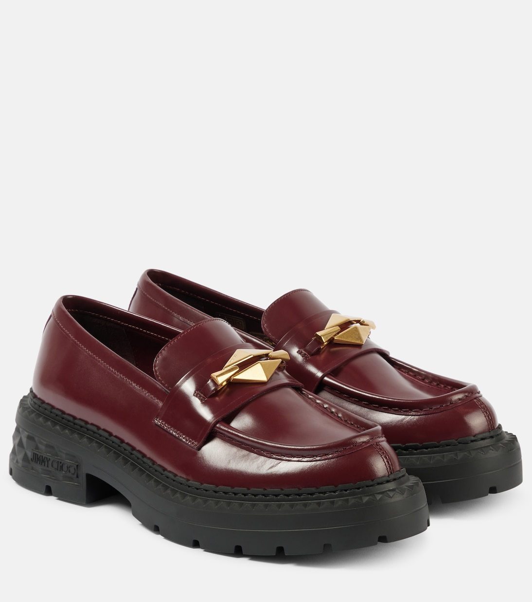 Marlow embellished leather loafers | Jimmy Choo