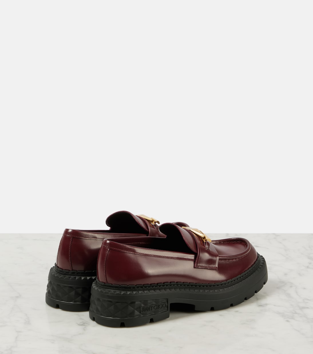 Marlow embellished leather loafers | Jimmy Choo
