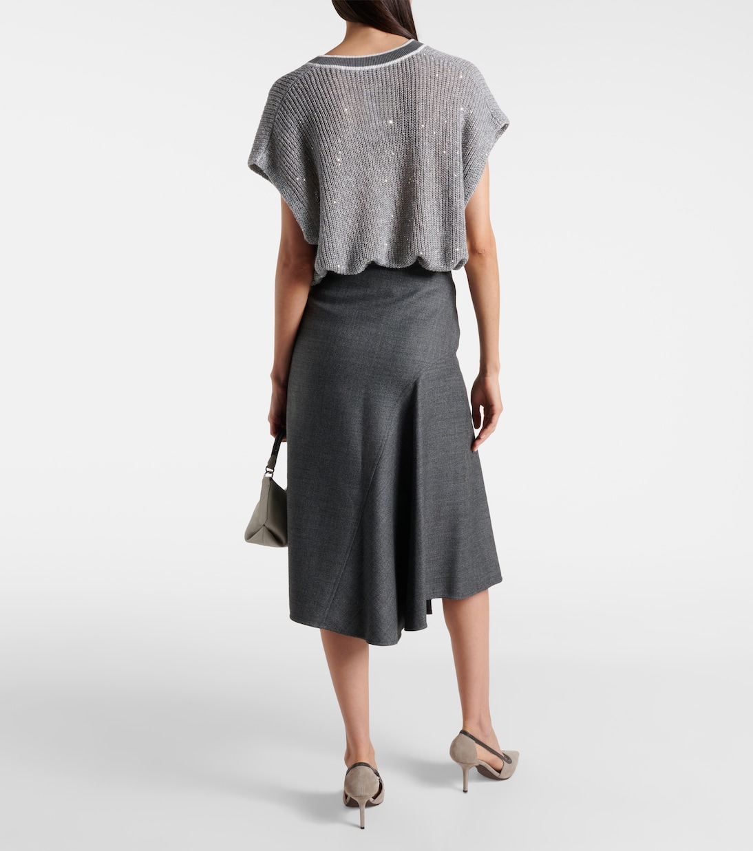 Midirock aus Schurwolle | Brunello Cucinelli