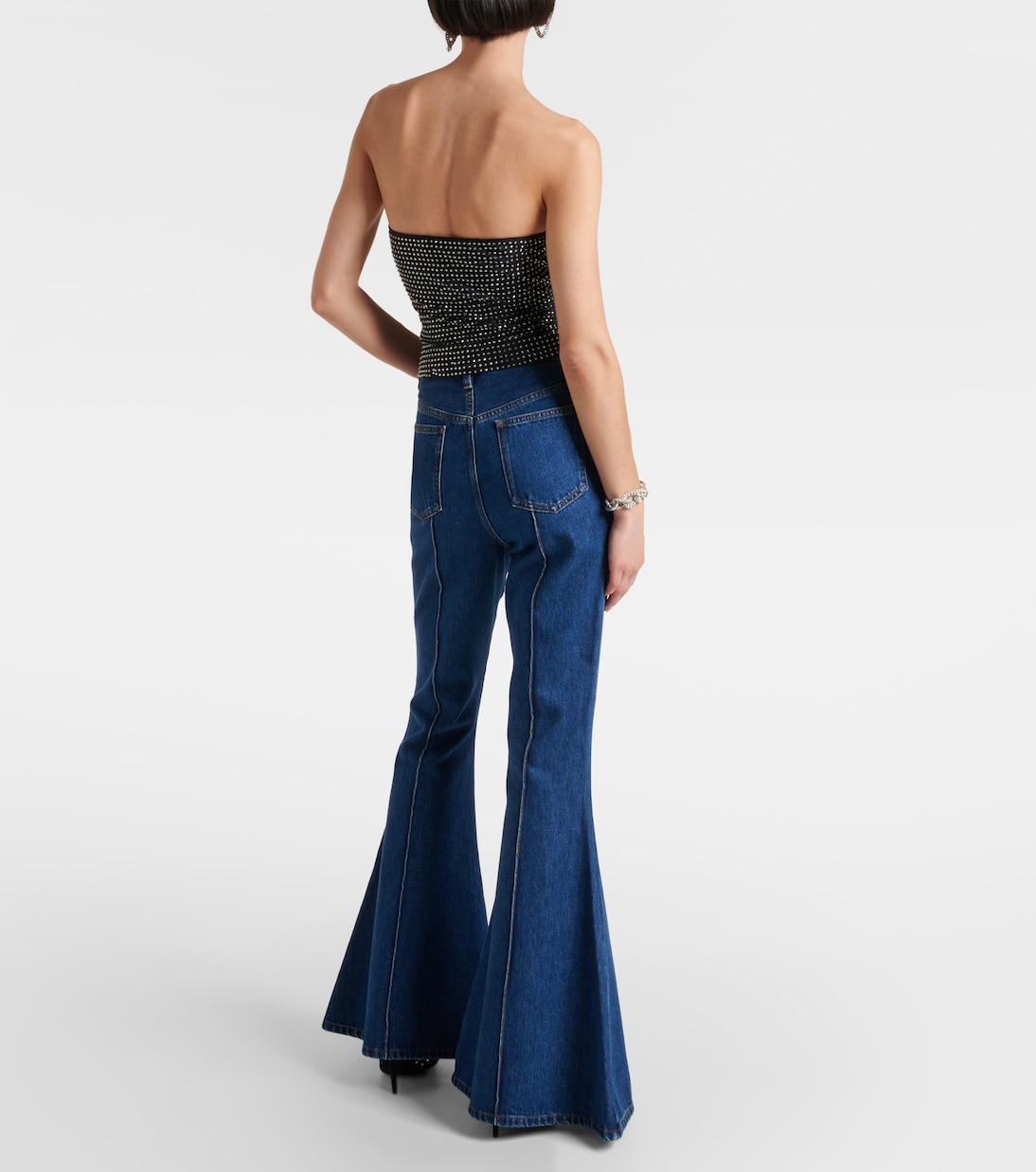 Top bustier à ornements | Self-Portrait