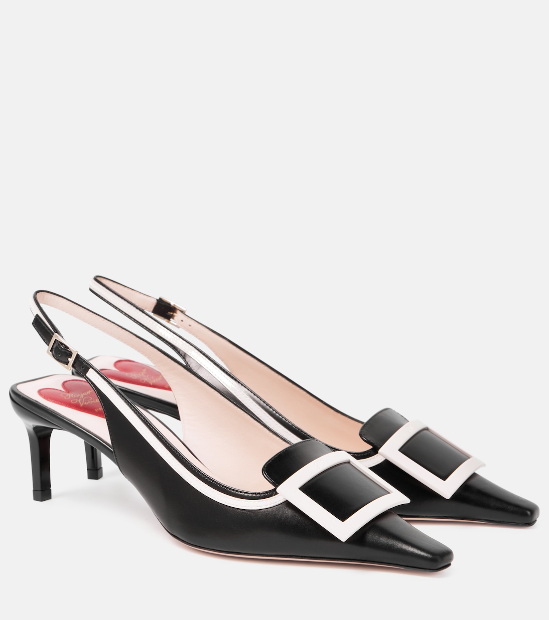 Slingback-Pumps Viv’ Canard aus Leder | Roger Vivier