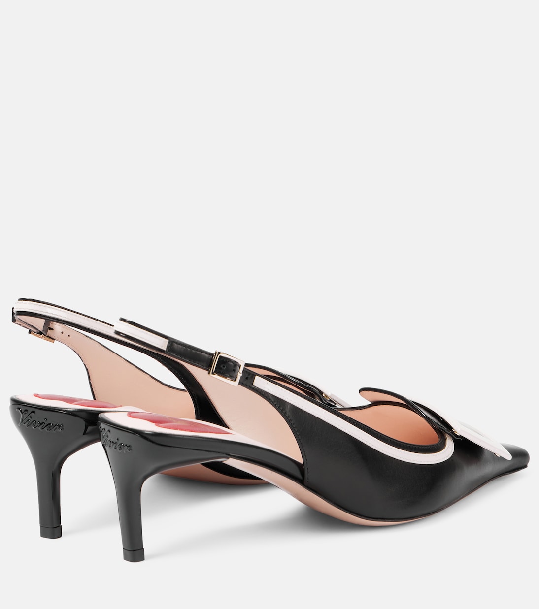 Slingback-Pumps Viv’ Canard aus Leder | Roger Vivier