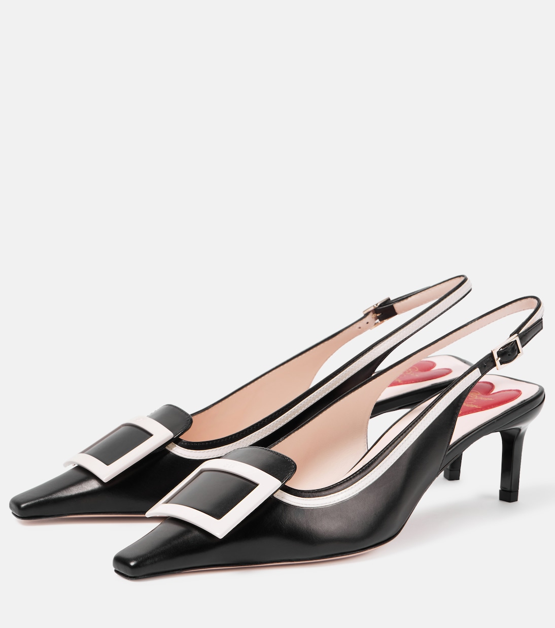 Slingback-Pumps Viv’ Canard aus Leder | Roger Vivier