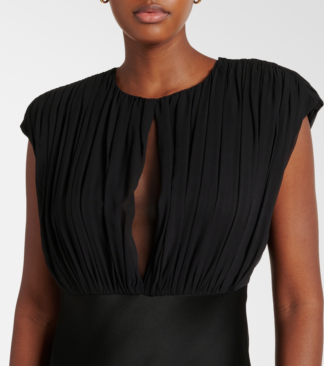 Robe longue Randers en satin de soie | Max Mara