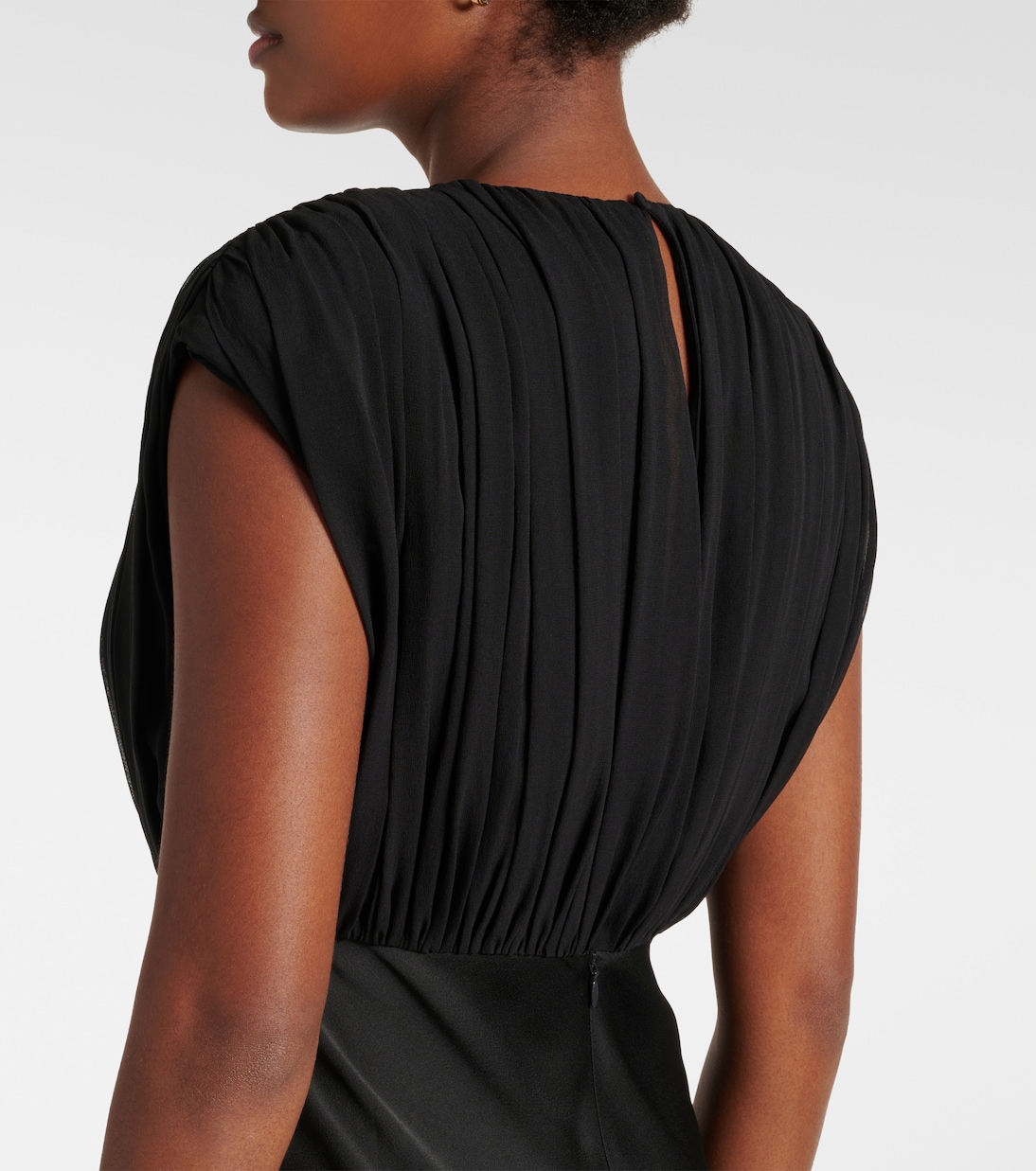 Robe longue Randers en satin de soie | Max Mara