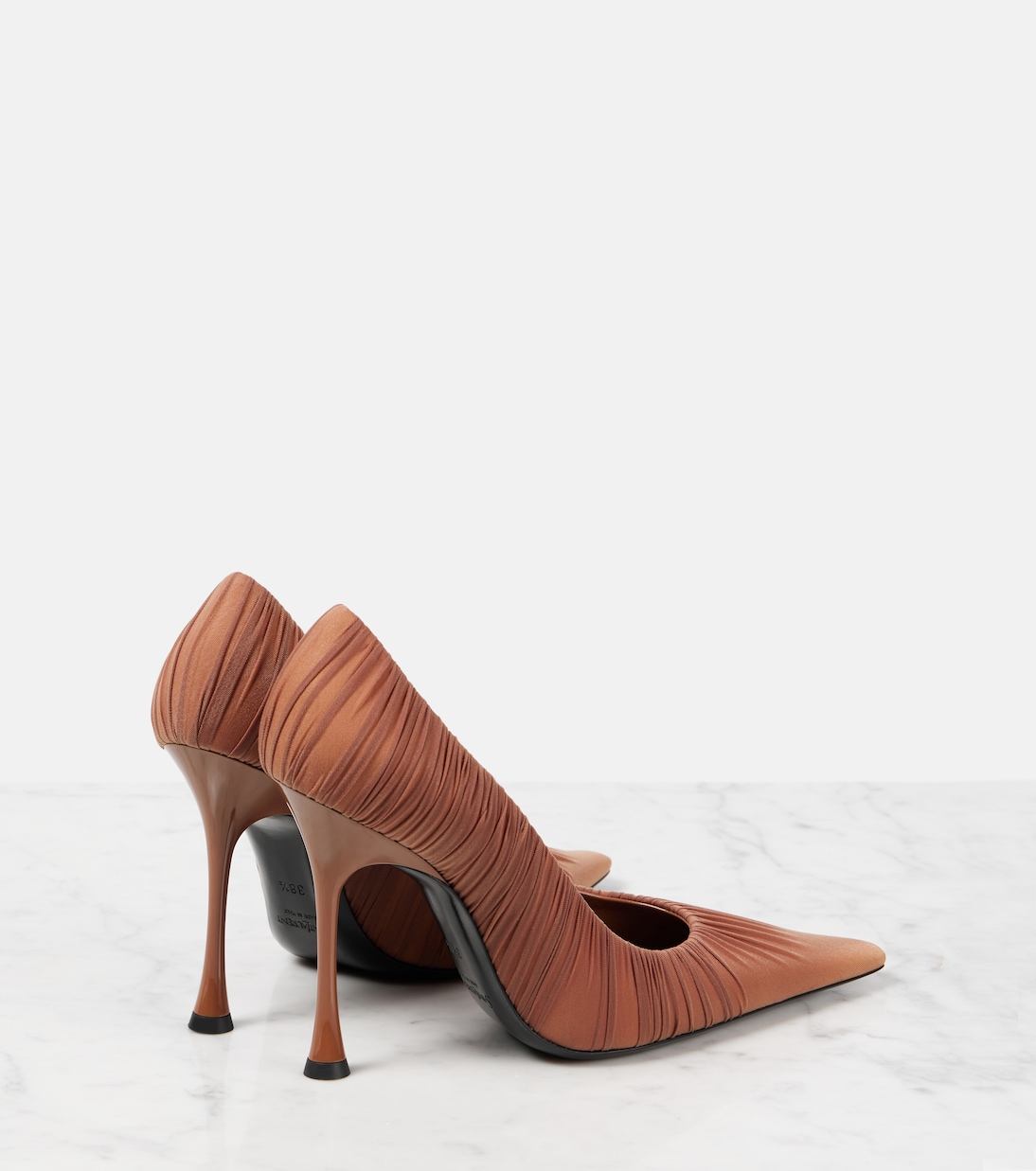 Escarpins Emmanuelle 110 en satin | Saint Laurent