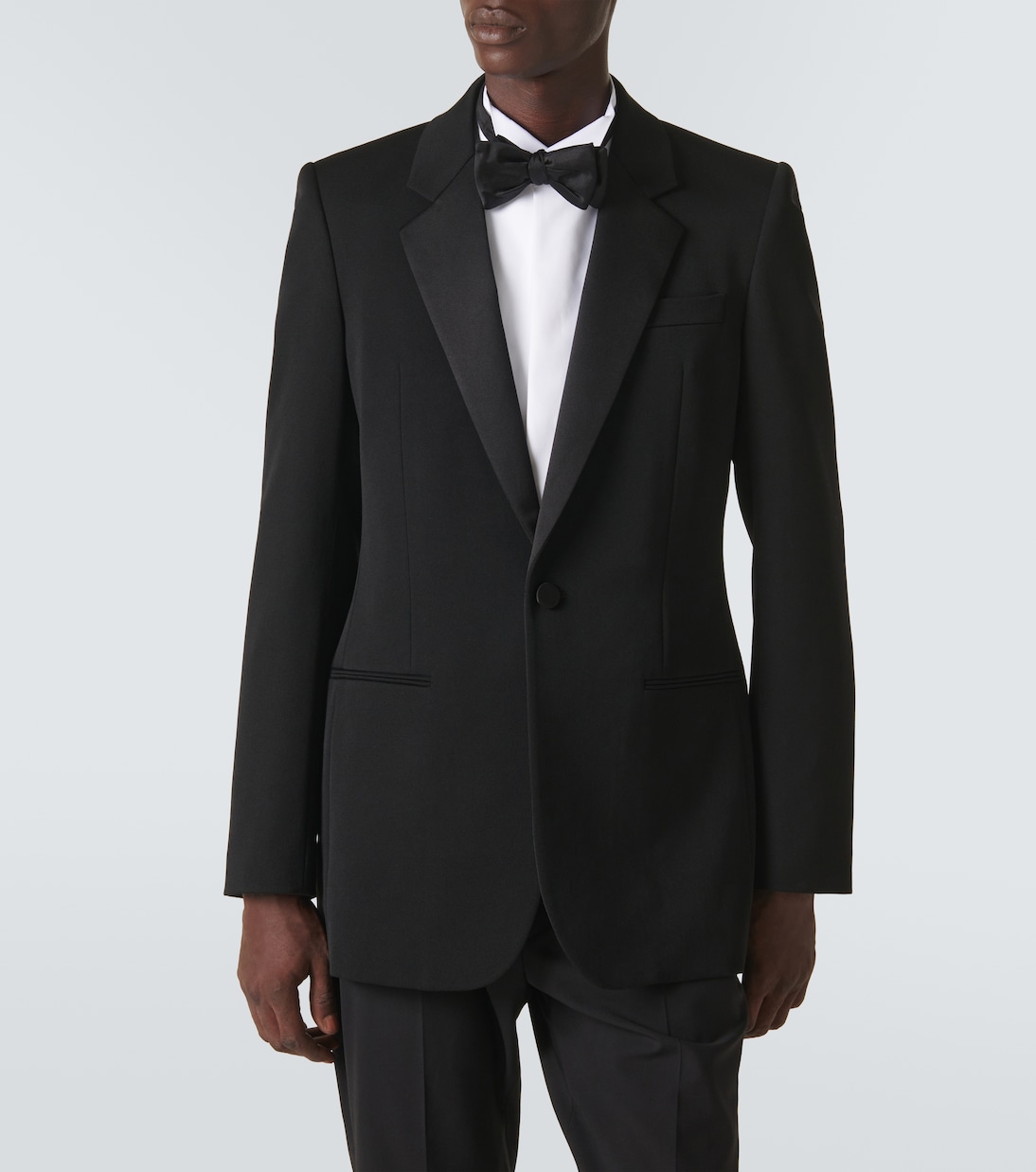 Wool grain de poudre tuxedo jacket | Saint Laurent