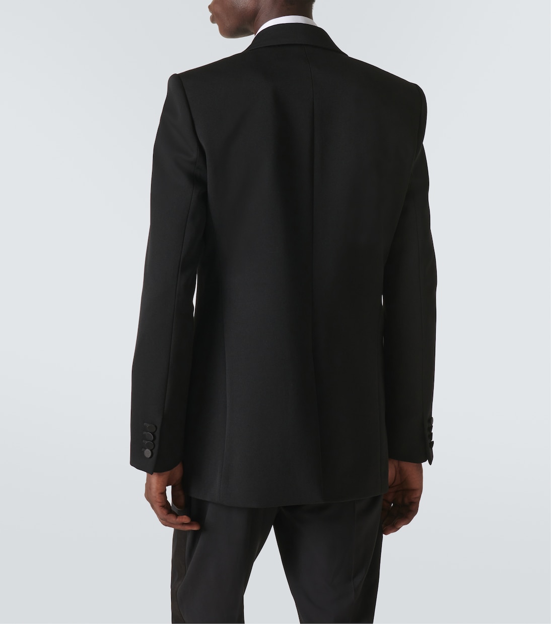 Wool grain de poudre tuxedo jacket | Saint Laurent