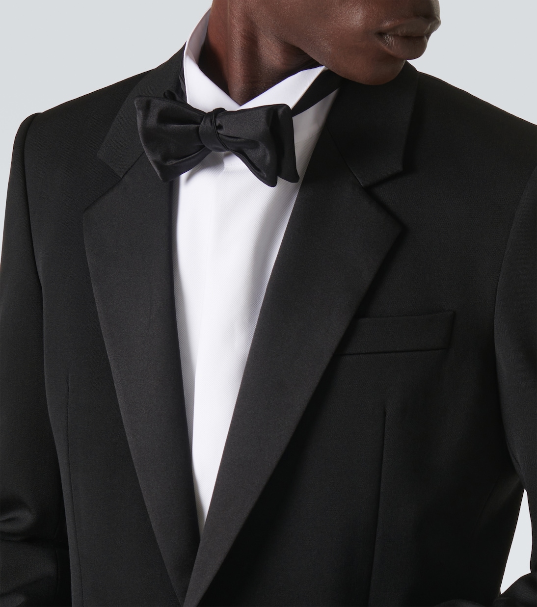 Wool grain de poudre tuxedo jacket | Saint Laurent