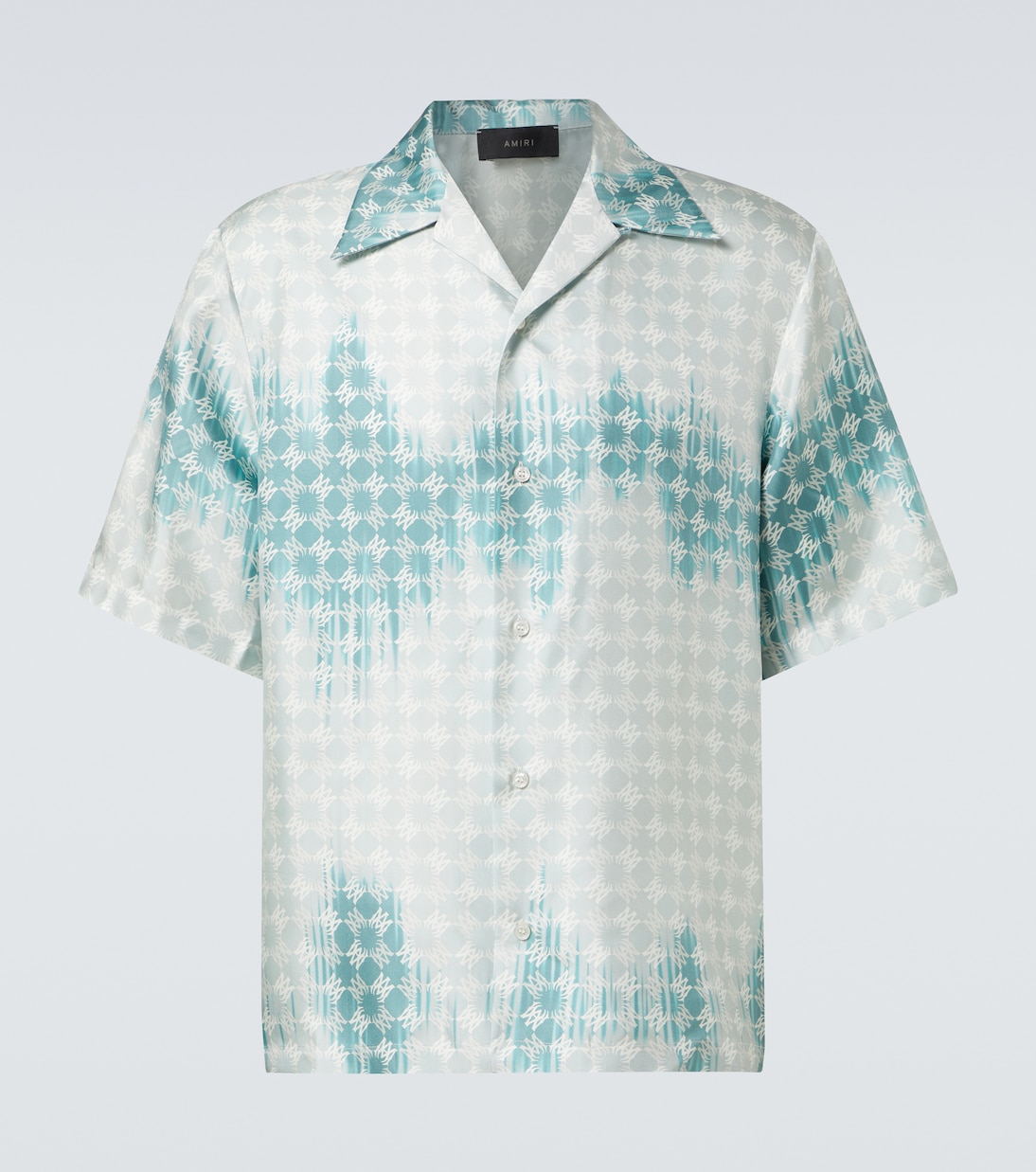 Camicia MA Quad in seta con stampa | Amiri