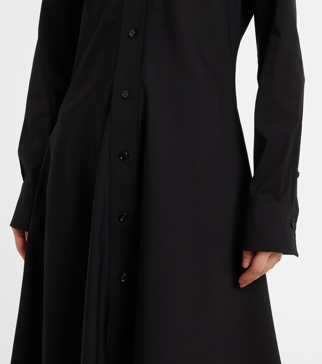 Abito midi in jersey di misto cotone | Ferragamo