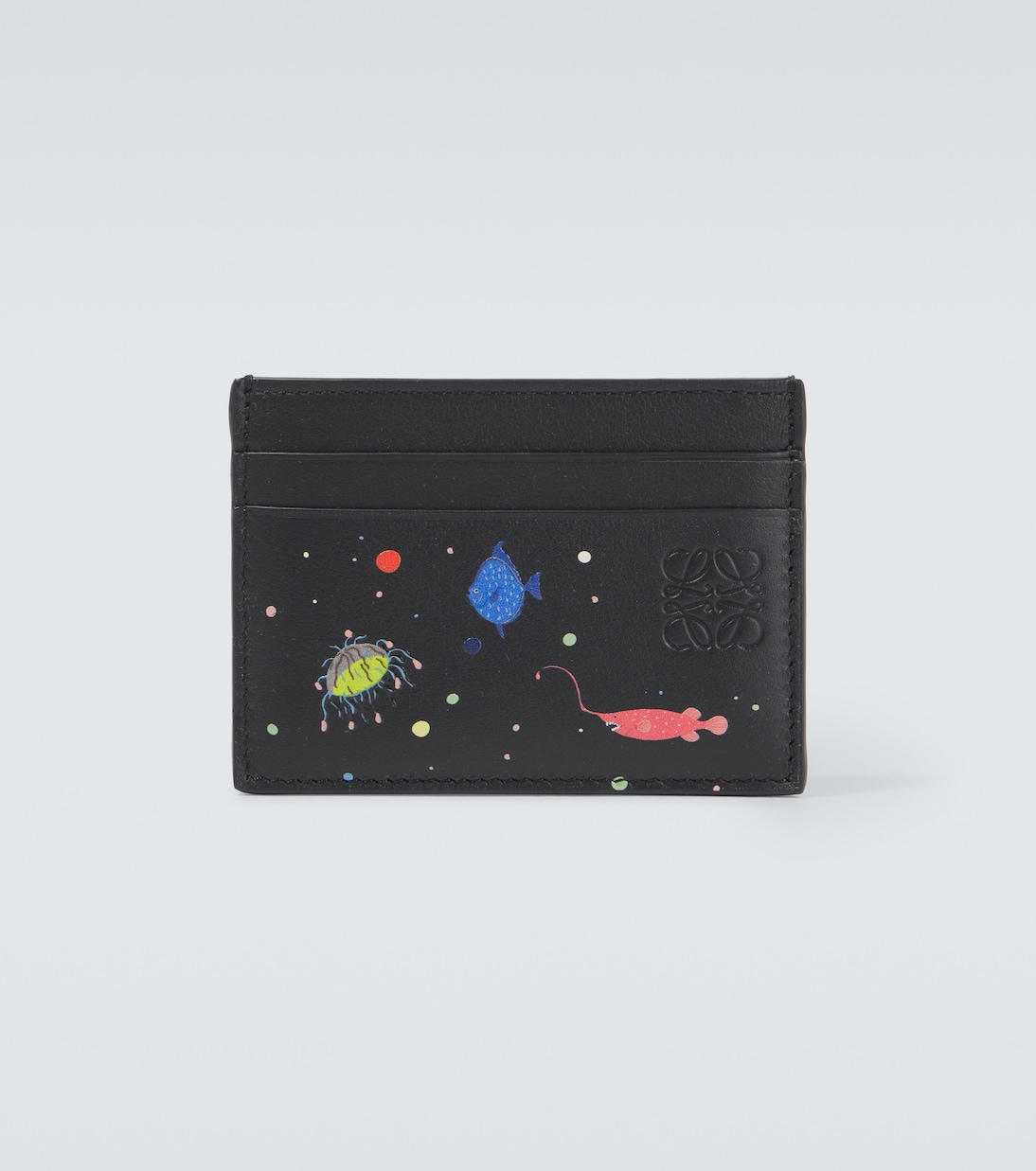 X Suna Fujita Kartenetui Simple Deep Sea aus Leder | Loewe