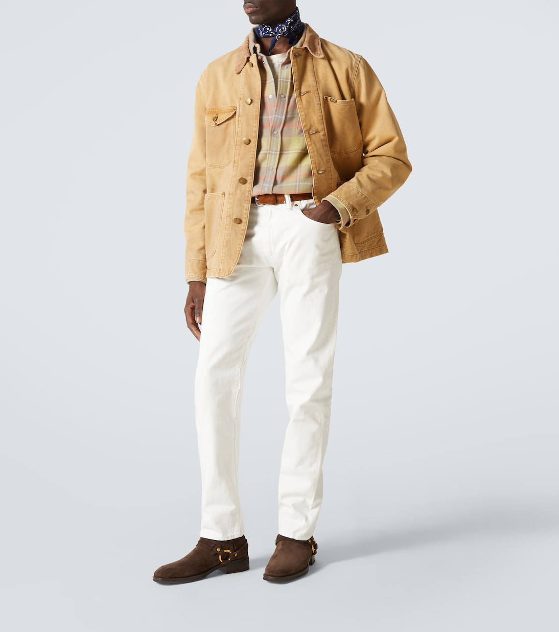 Jean slim à taille mi-haute | RRL