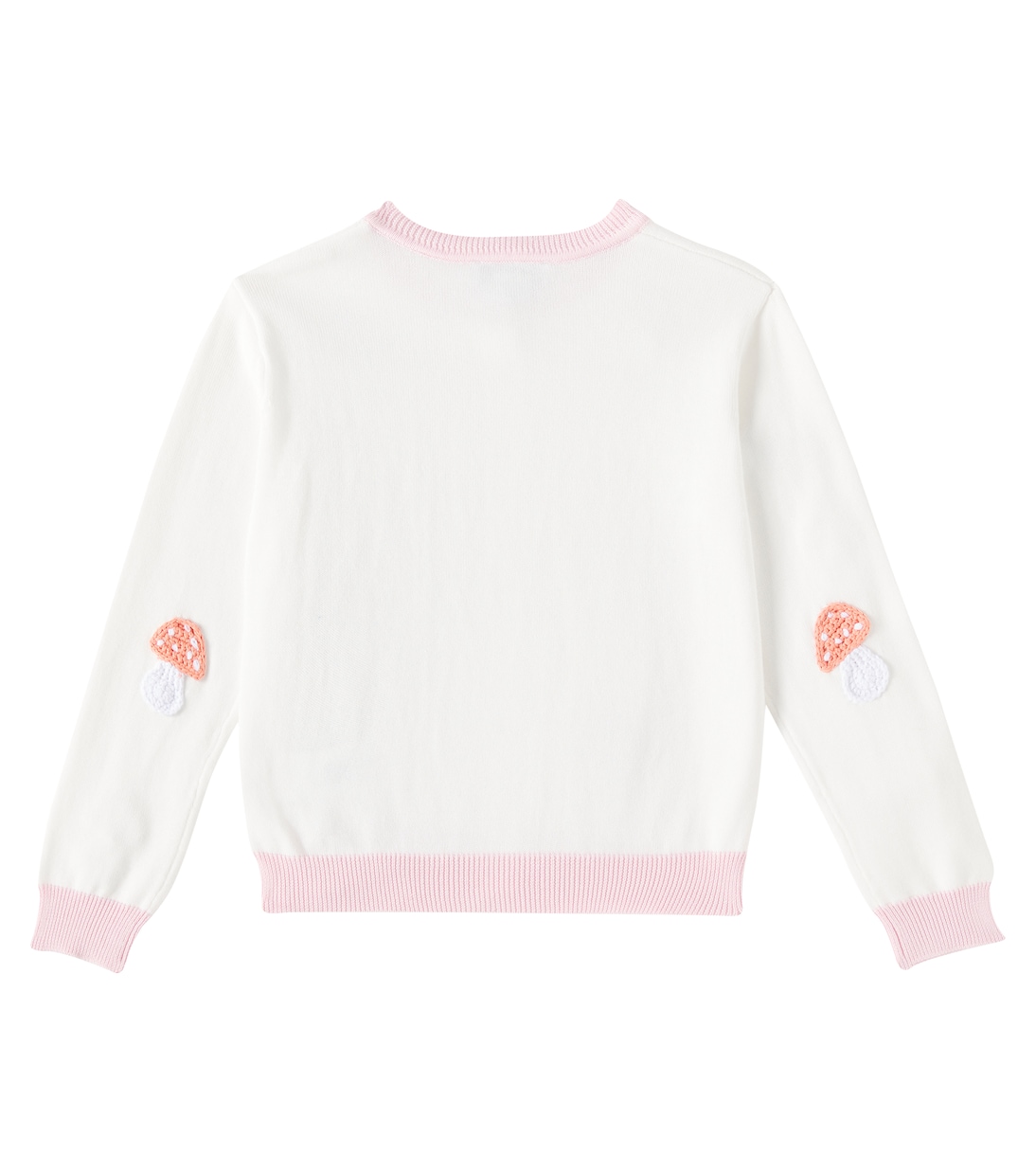 Cardigan in cotone con crochet  | Stella McCartney Kids