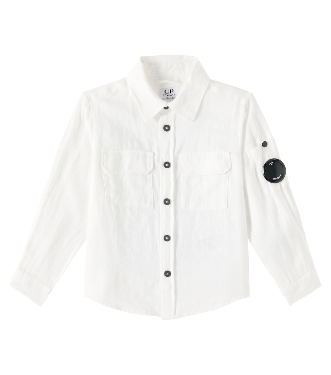 Camicia Lens in lino | C.P. Company Kids