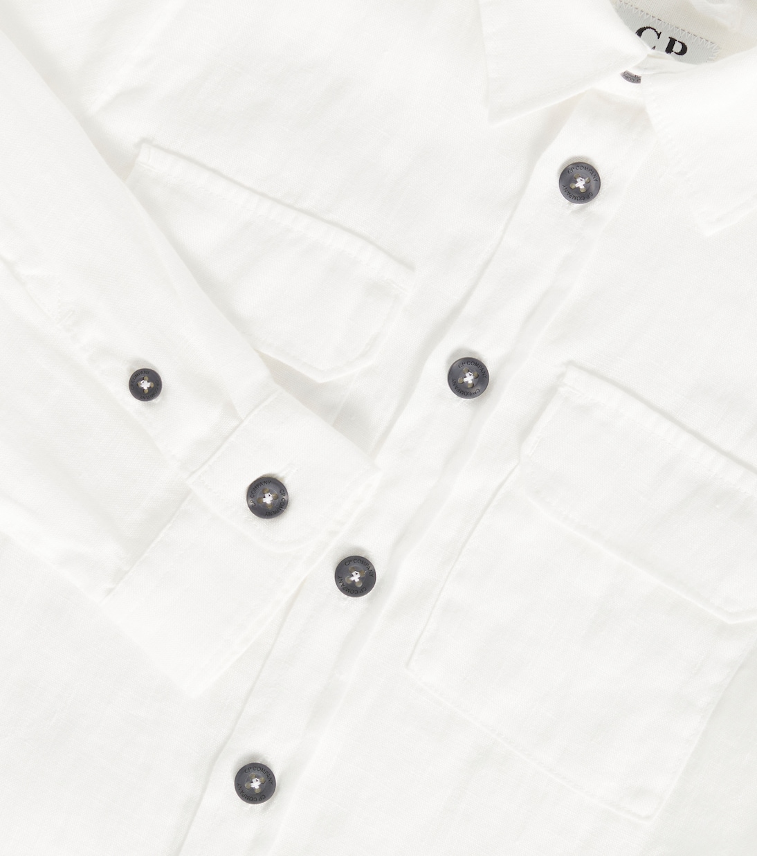 Camicia Lens in lino | C.P. Company Kids