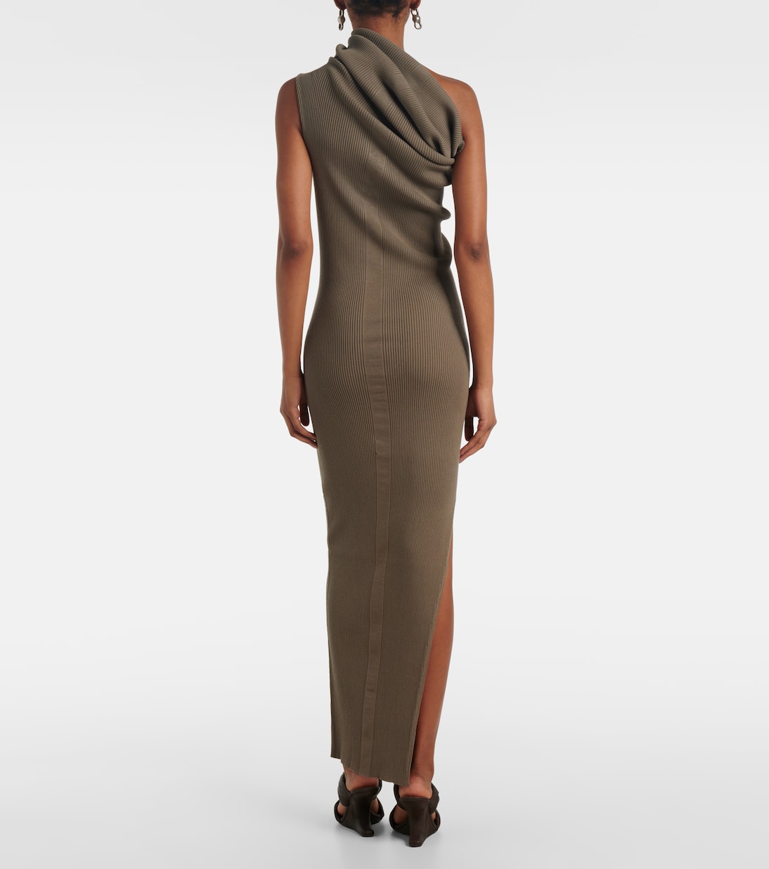 Abito lungo monospalla | Rick Owens