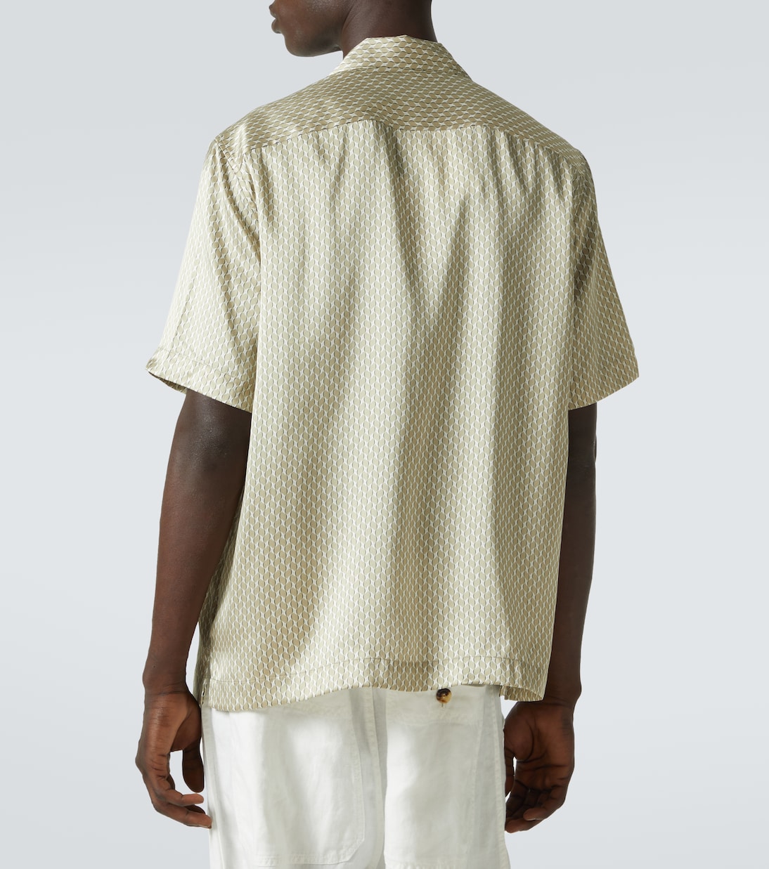Roberto printed silk bowling shirt | Frescobol Carioca