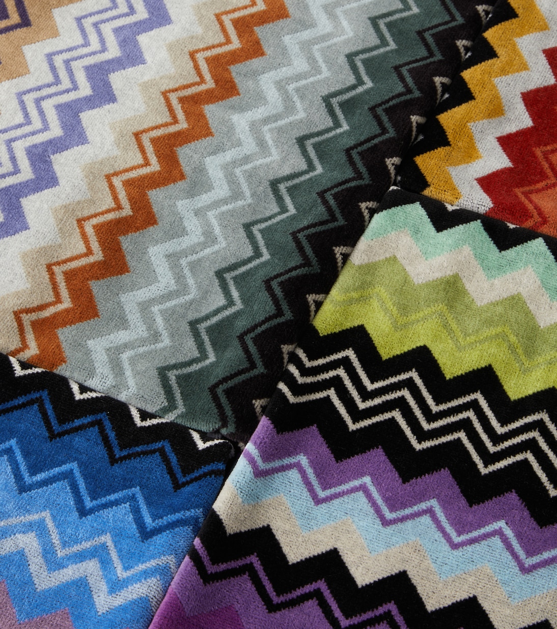 Giacomo set of 2 cotton terry towels | Missoni
