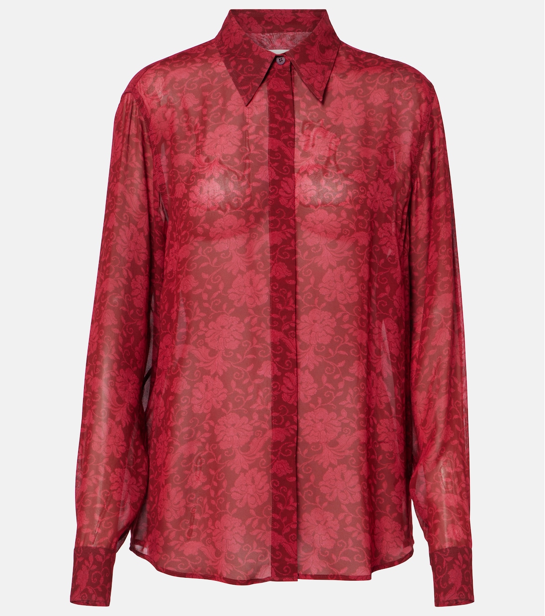 Camisa en jacquard floral | Dries Van Noten