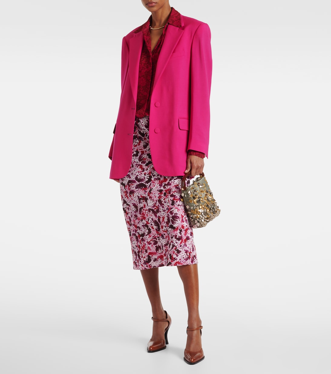 Camisa en jacquard floral | Dries Van Noten