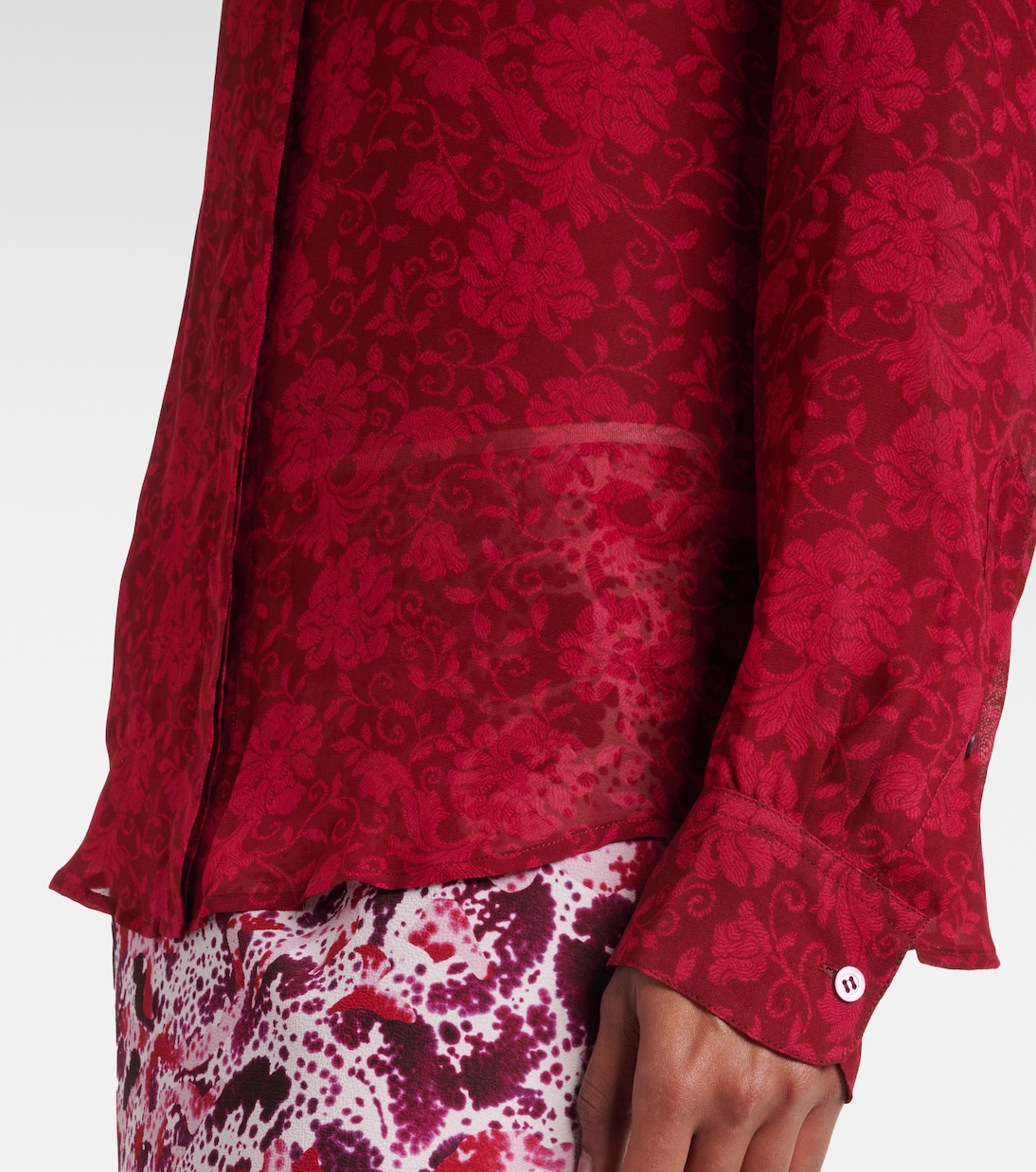 Camisa en jacquard floral | Dries Van Noten