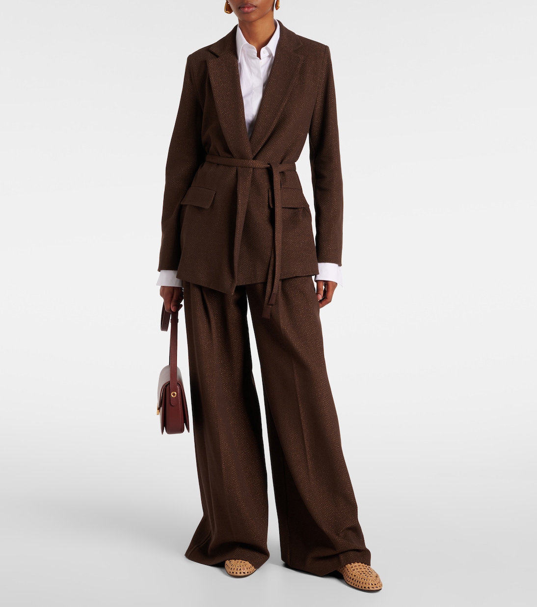 Blazer Uberta in jacquard di misto cotone | Max Mara