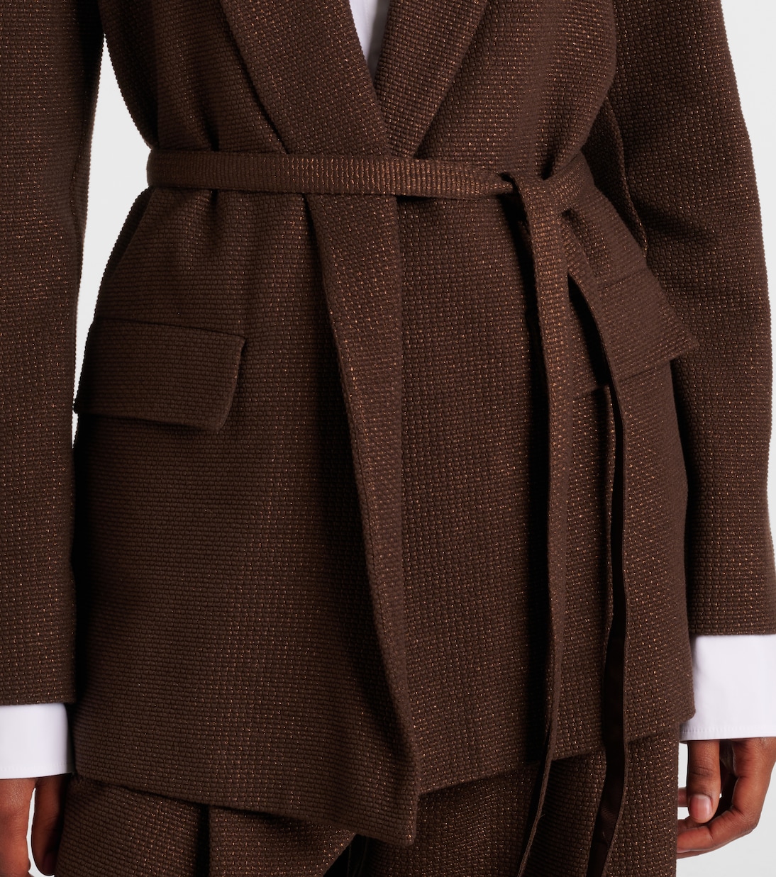 Blazer Uberta in jacquard di misto cotone | Max Mara