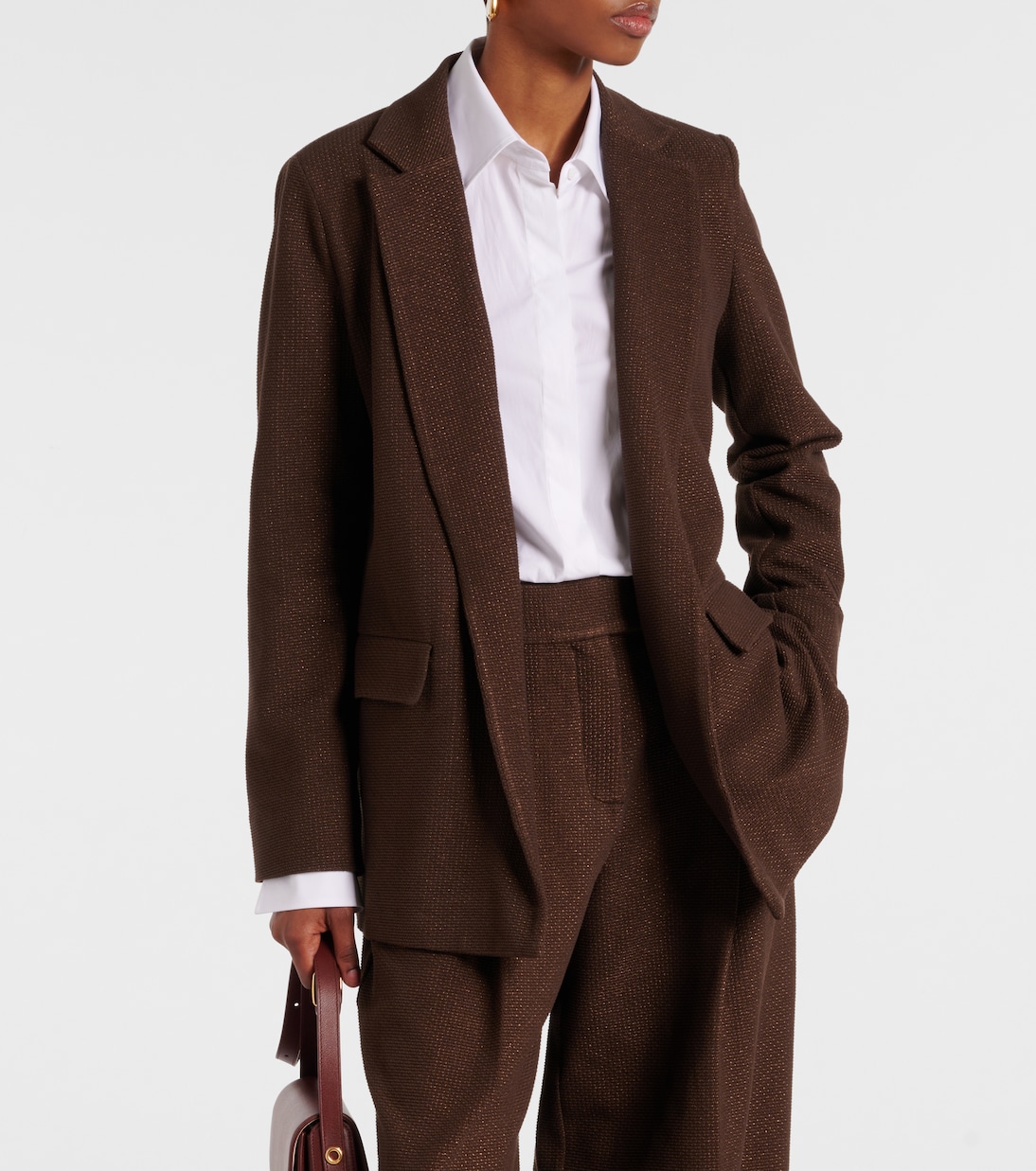 Blazer Uberta in jacquard di misto cotone | Max Mara