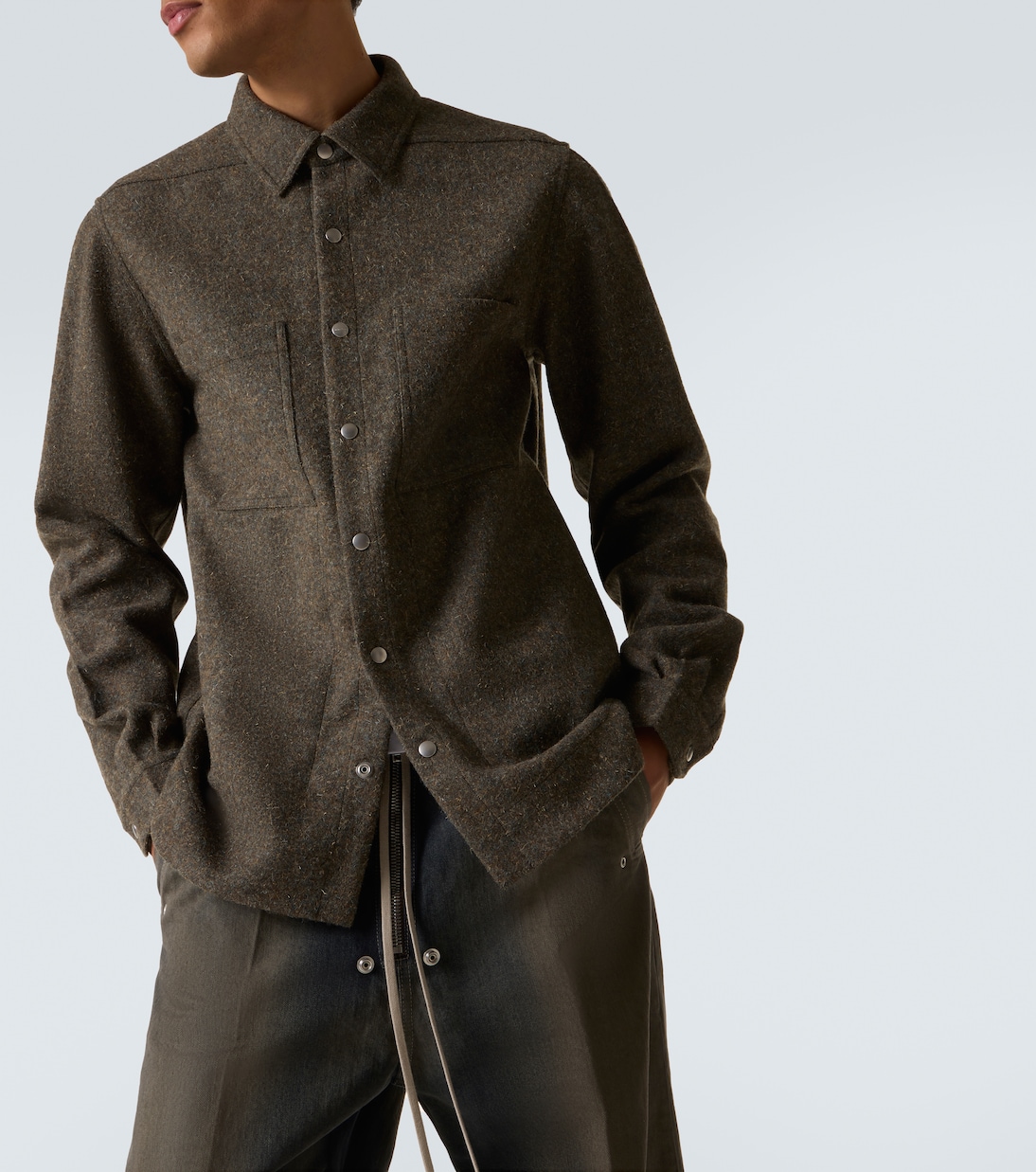 Wool overshirt | Rick Owens