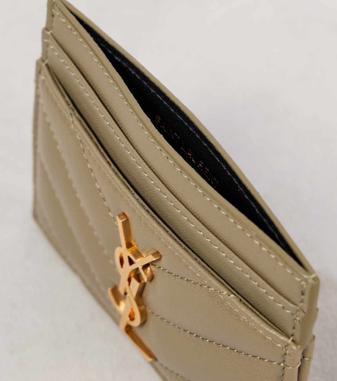 Porte-cartes Cassandre en cuir matelassé | Saint Laurent