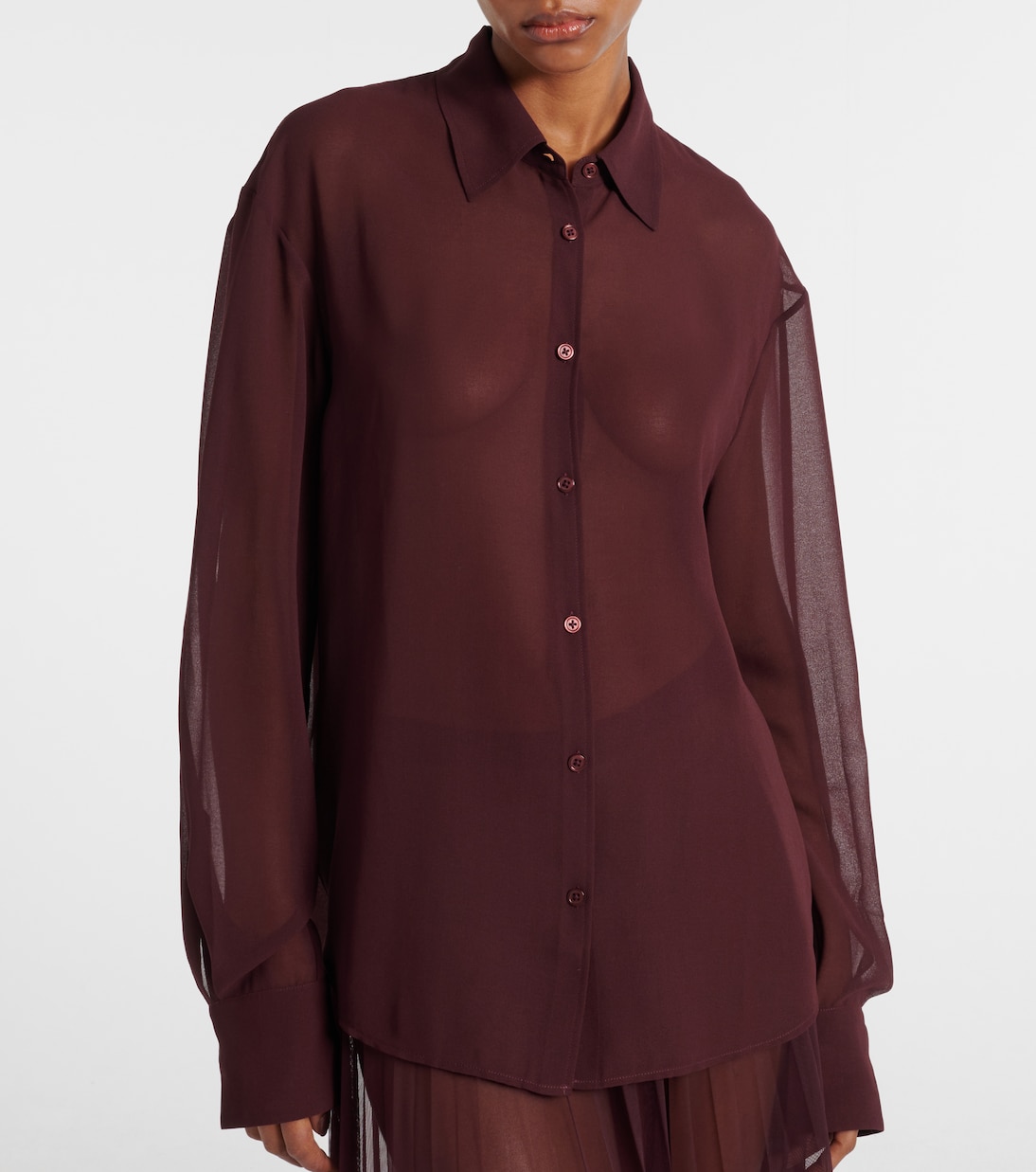 Hemd Peri aus Georgette | The Frankie Shop