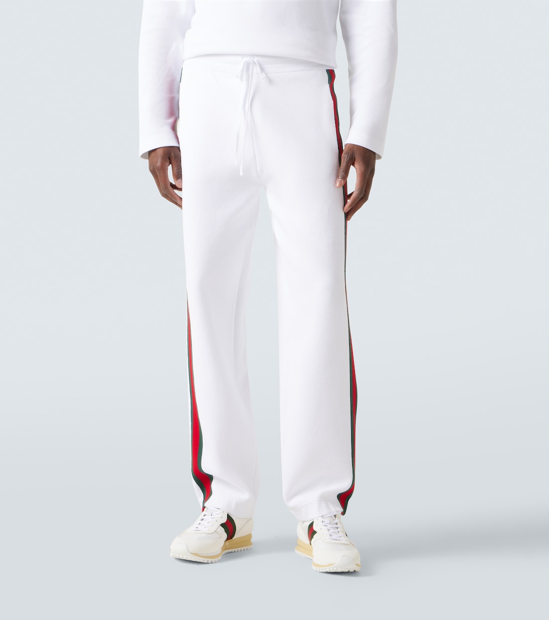 Pantalon Web Stripe en coton mélangé | Gucci