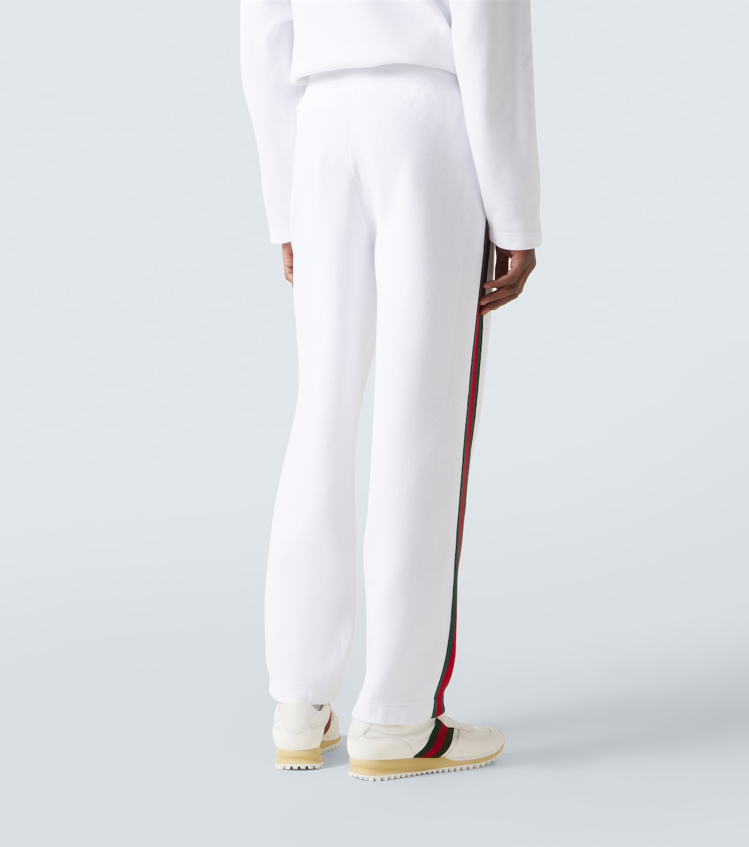 Pantalon Web Stripe en coton mélangé | Gucci
