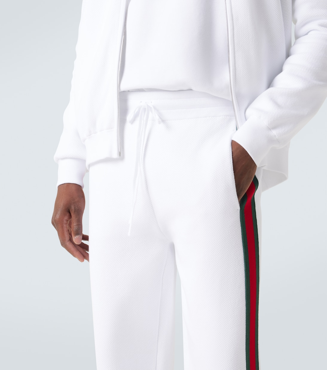 Pantalon Web Stripe en coton mélangé | Gucci