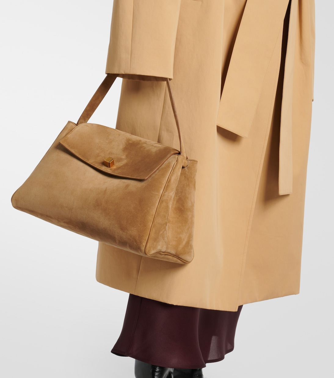Sac Audrey en daim | Khaite