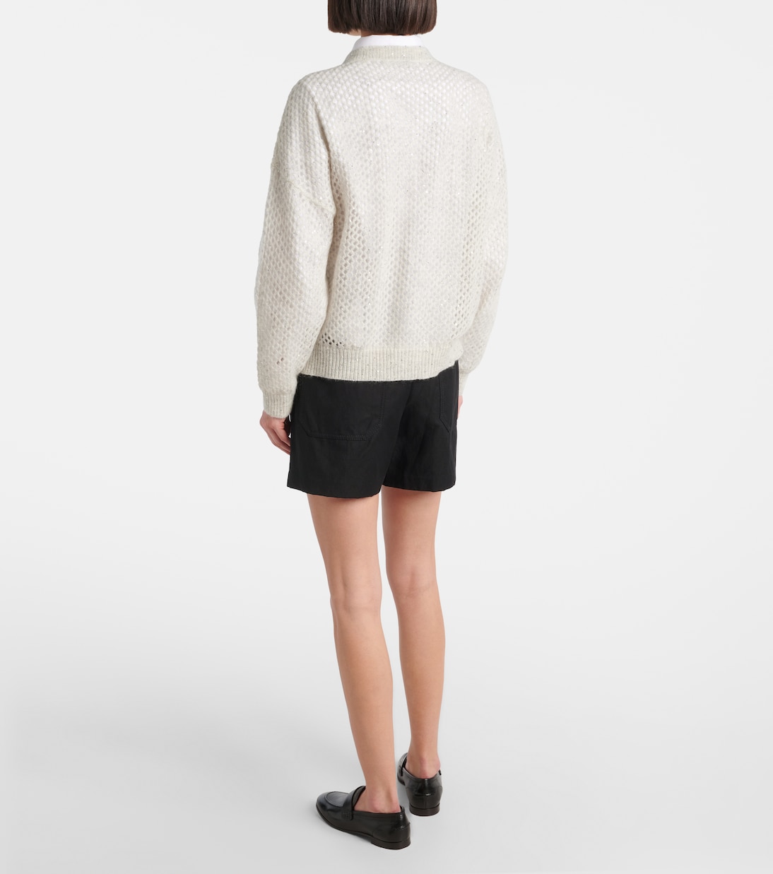 Pullover in maglia a coste | Brunello Cucinelli