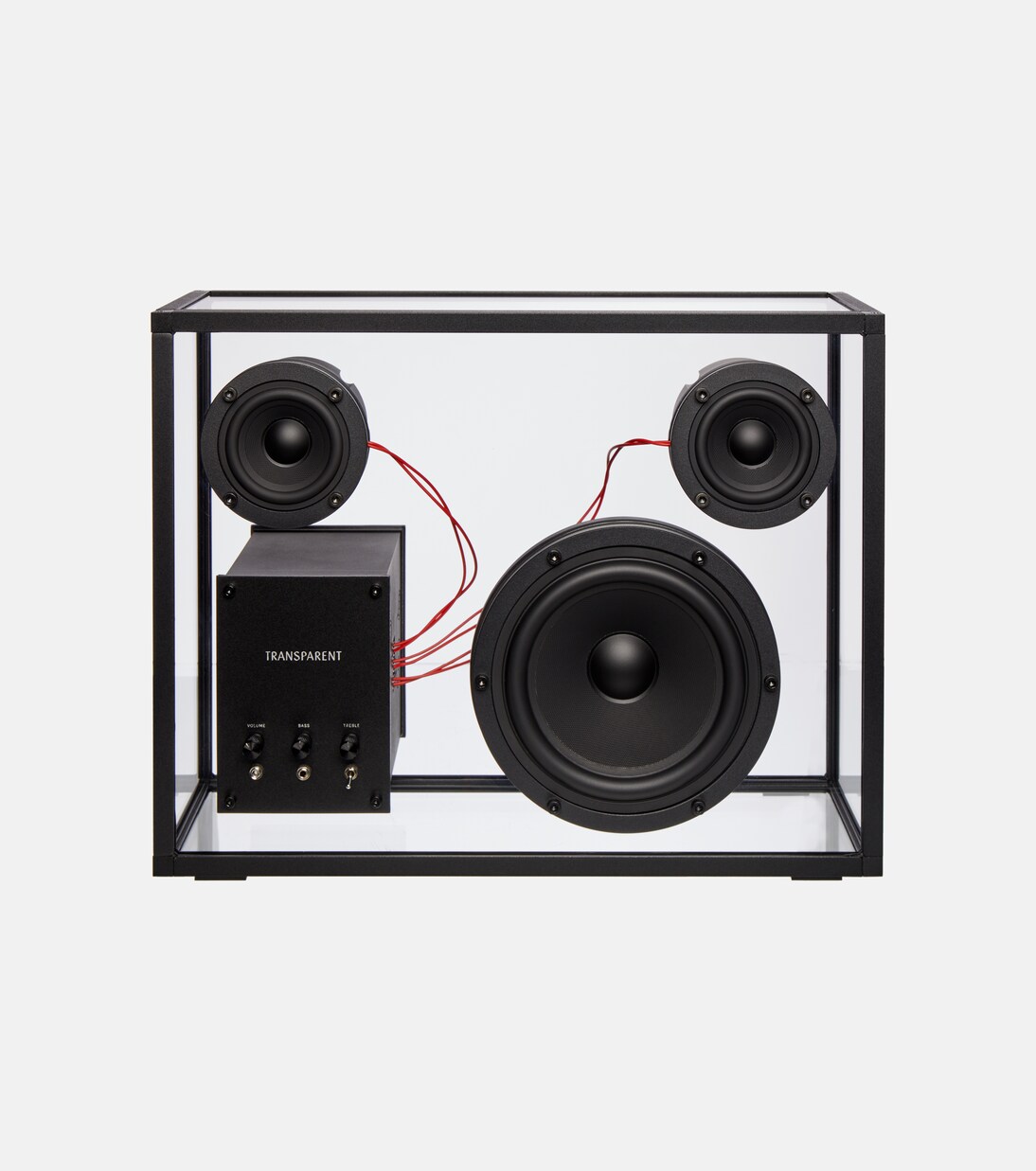 Transparent glass speaker | Transparent
