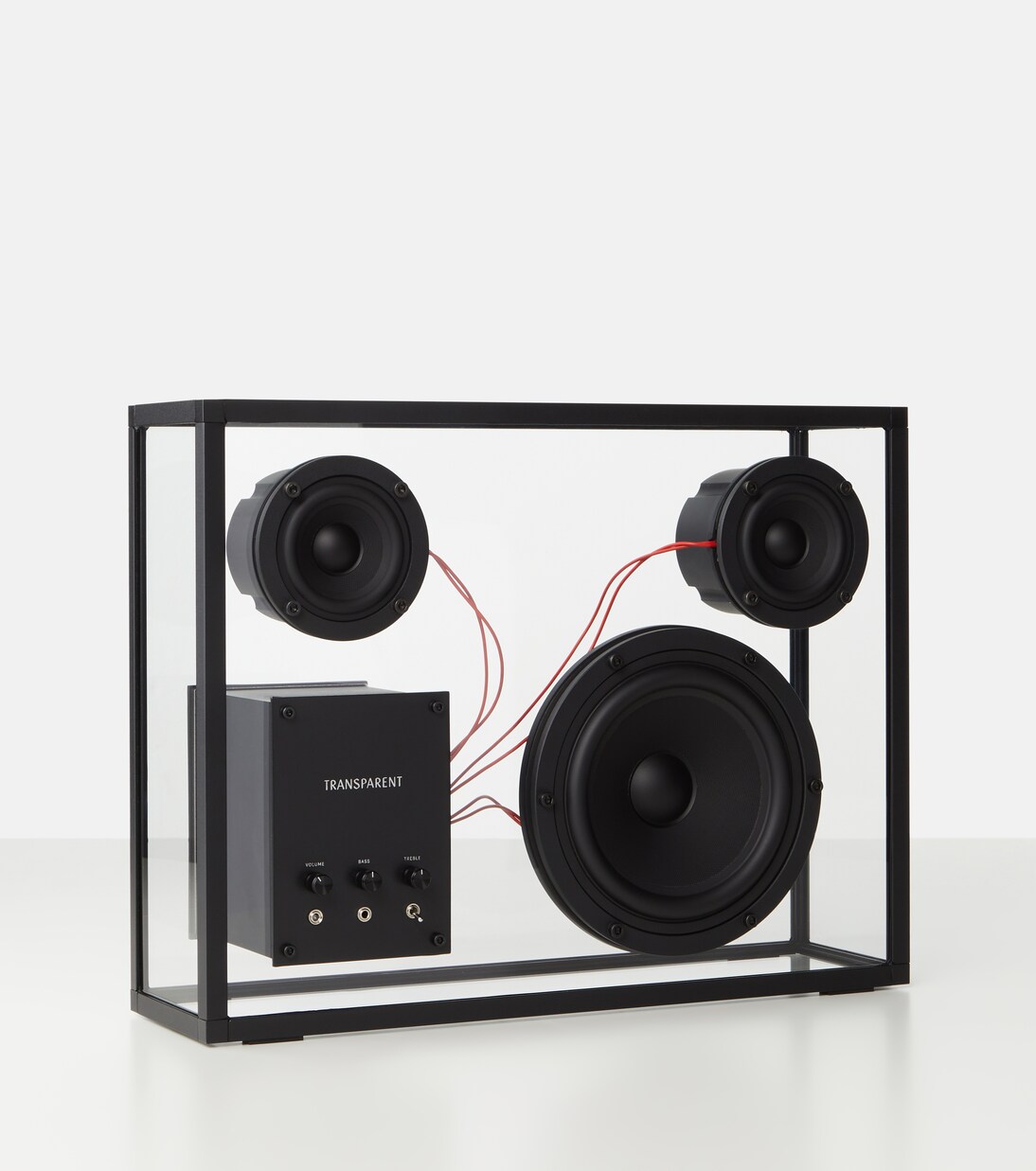 Transparent glass speaker | Transparent