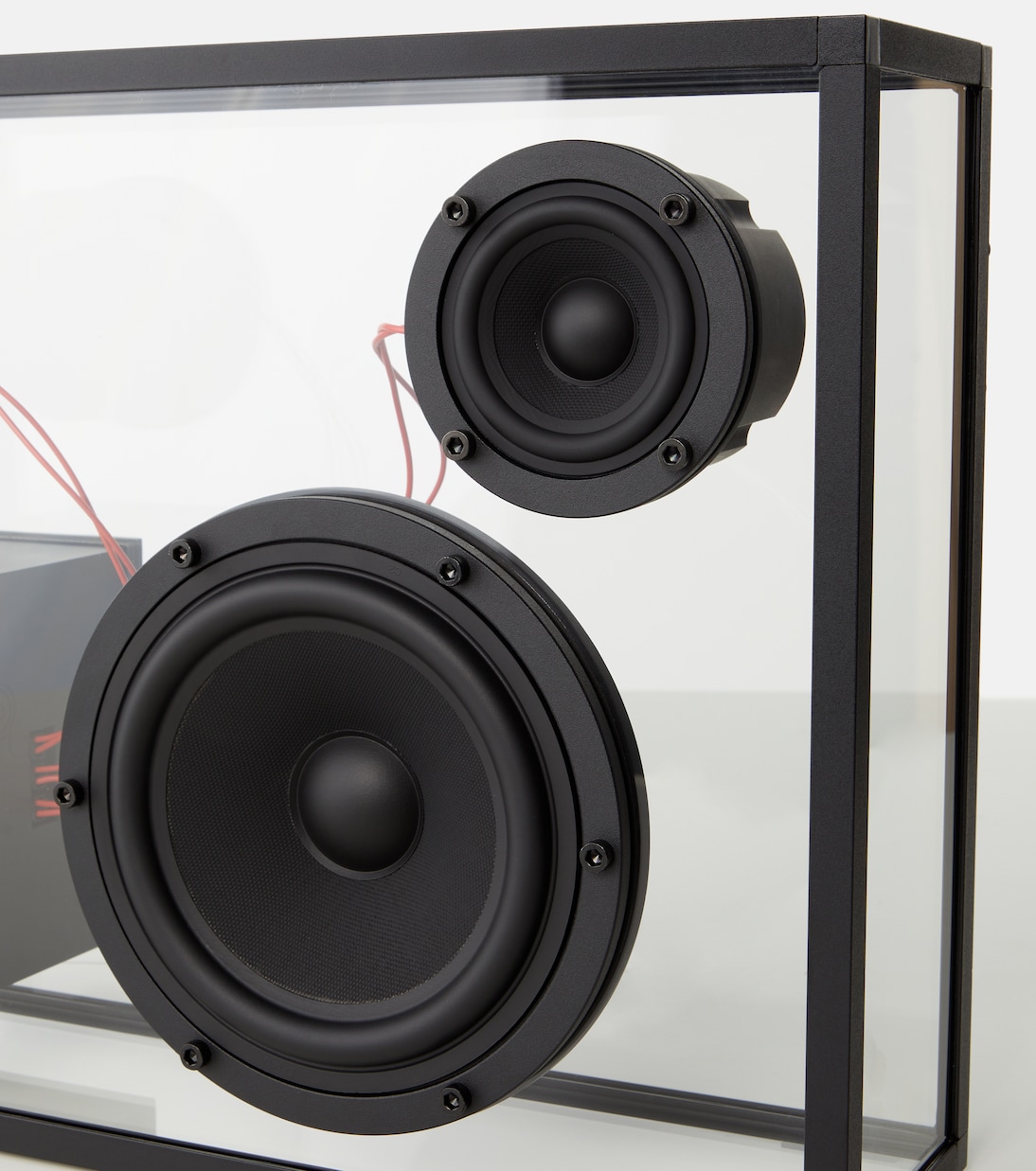 Transparent glass speaker | Transparent
