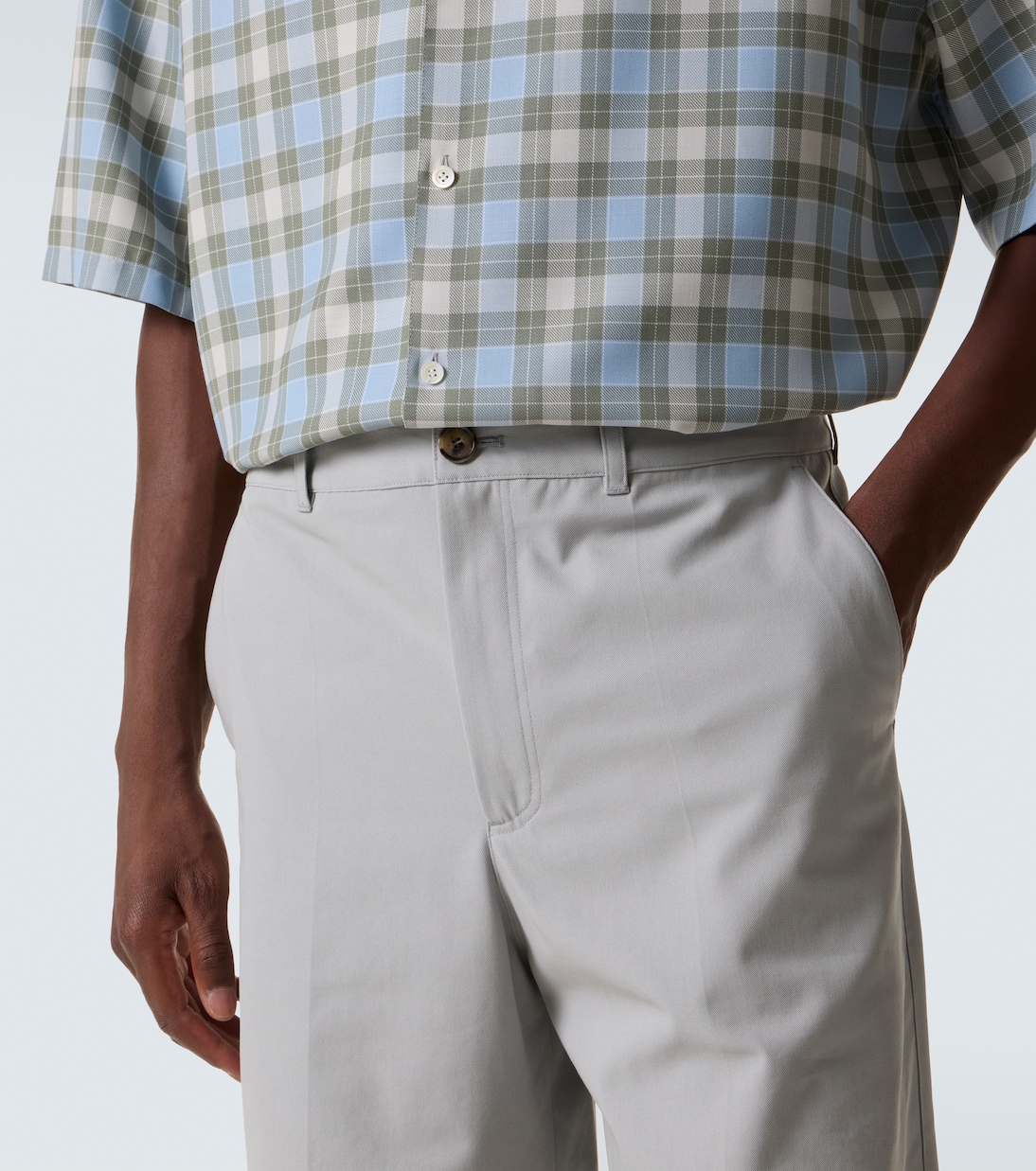 Anagram cotton twill shorts | Loewe