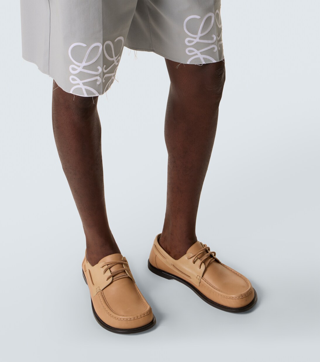 Anagram cotton twill shorts | Loewe