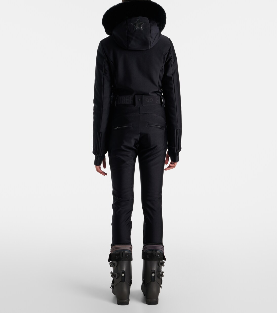 Glisser faux fur-trimmed ski jumpsuit | Goldbergh