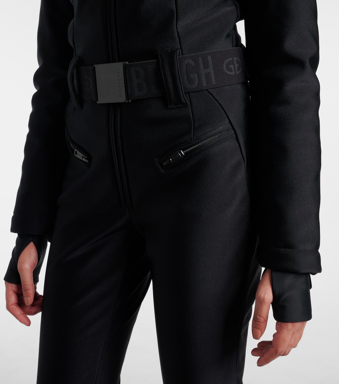 Glisser faux fur-trimmed ski jumpsuit | Goldbergh