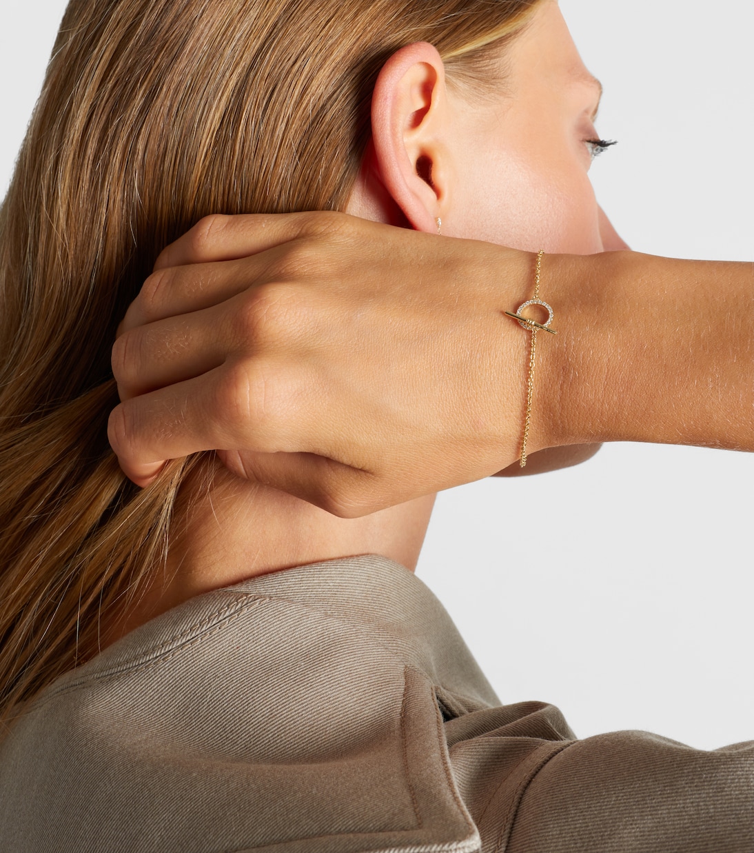 10kt gold bracelet with diamonds   | Stone and Strand