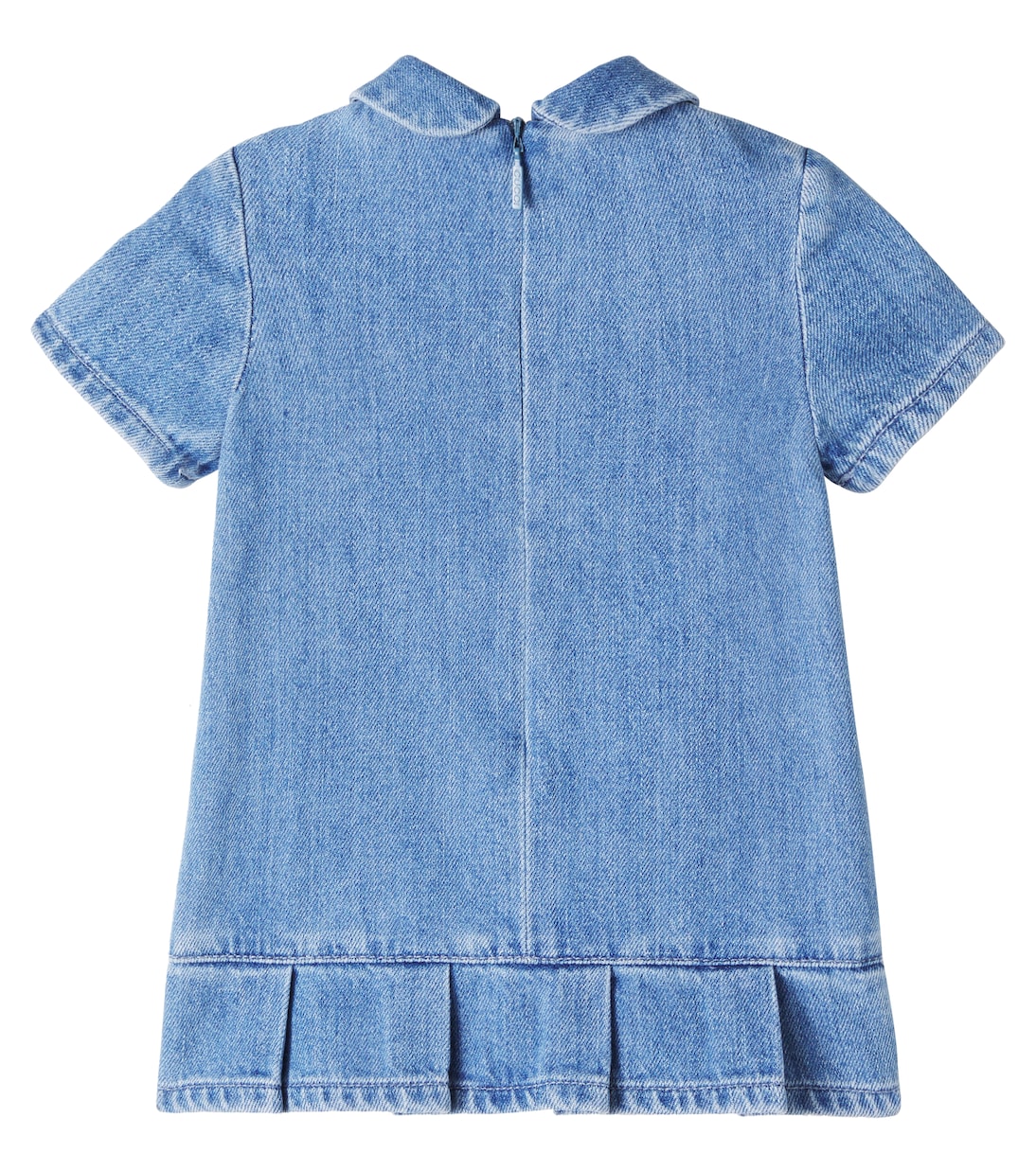 Baby Horsebit Web Stripe denim dress | Gucci Kids