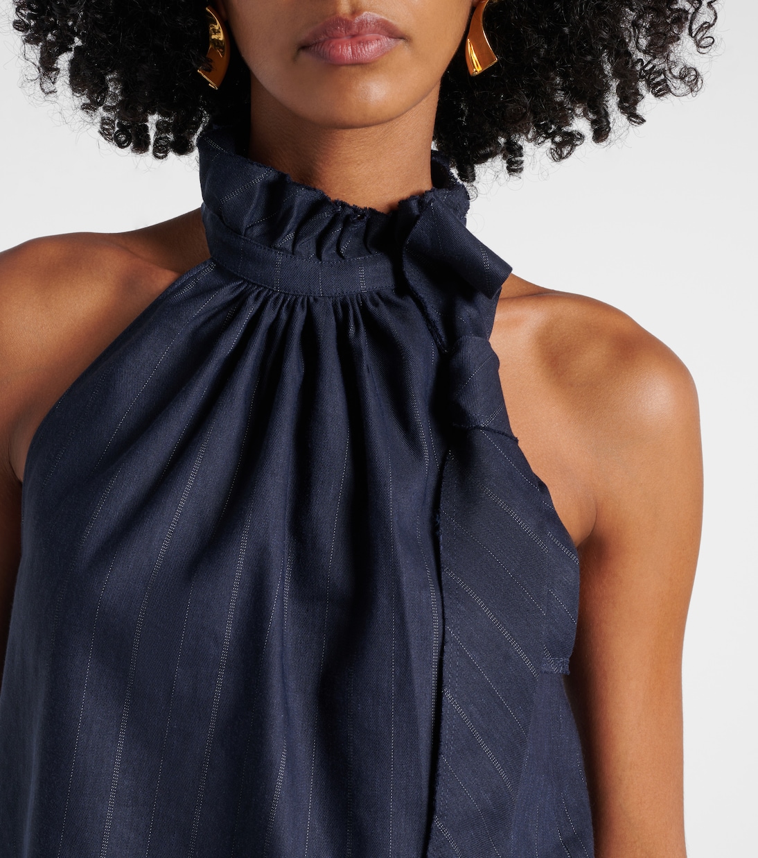 Modern Sophistication linen-blend top | Dorothee Schumacher