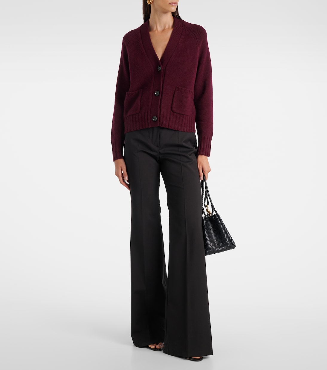 Ribbed-knit wool and cashmere cardigan | Jardin des Orangers